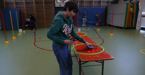 geland op de tafel